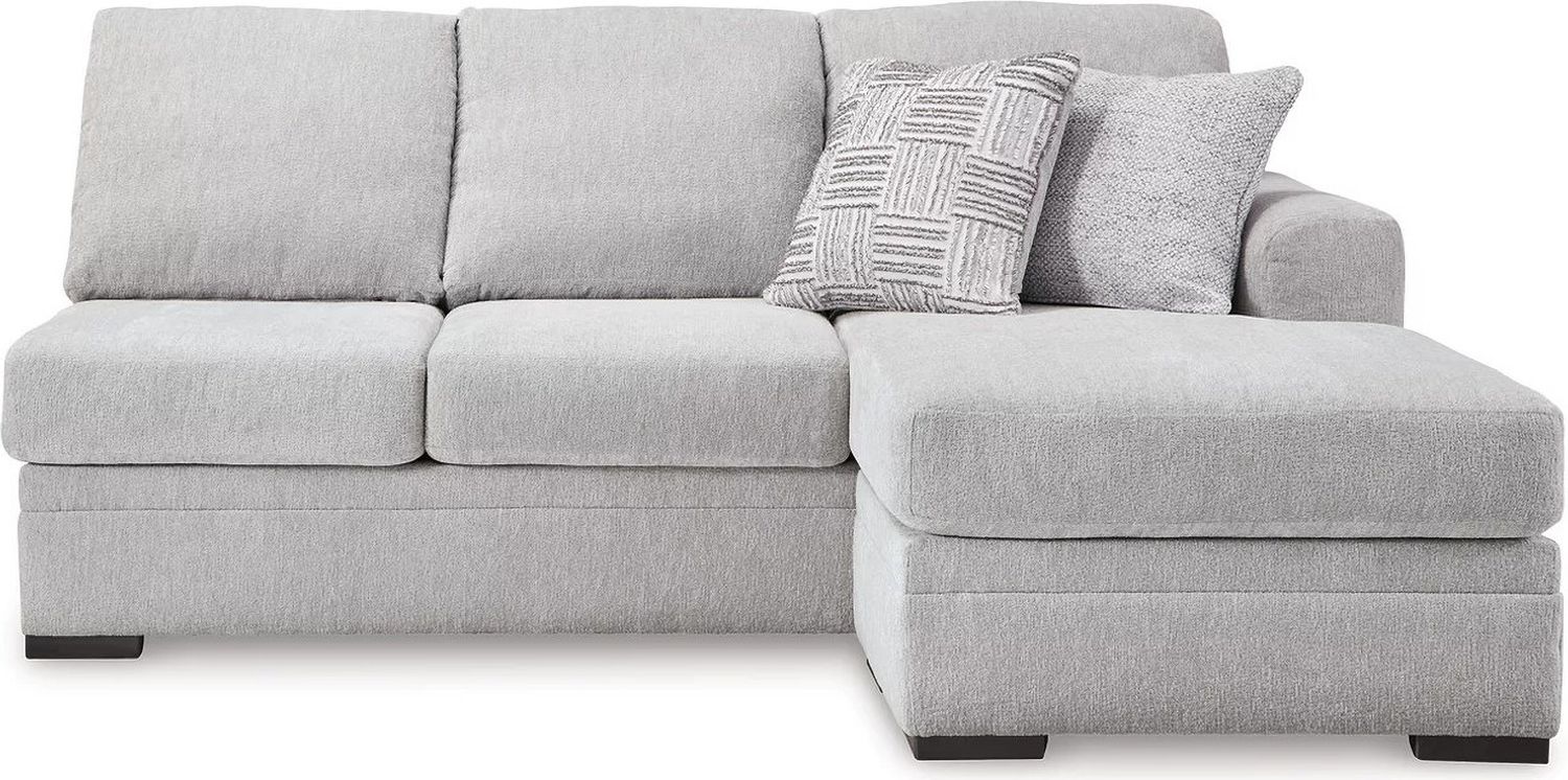 Gabyleigh 2-Piece Sectional With LAF Chaise In Nickel 20904S2