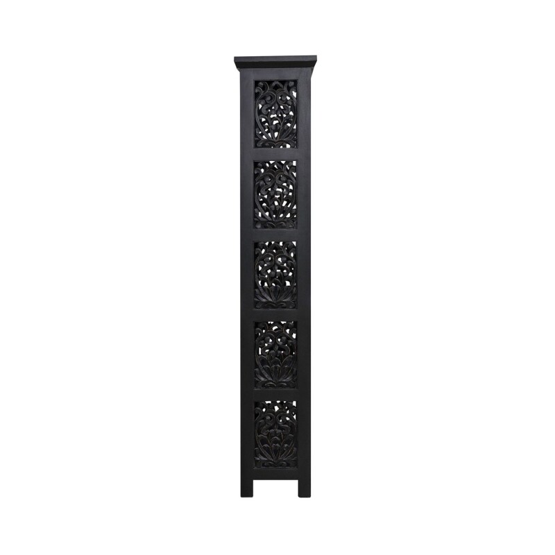 Trellis Lane Accent Bookcase- Black 2094BAC3001