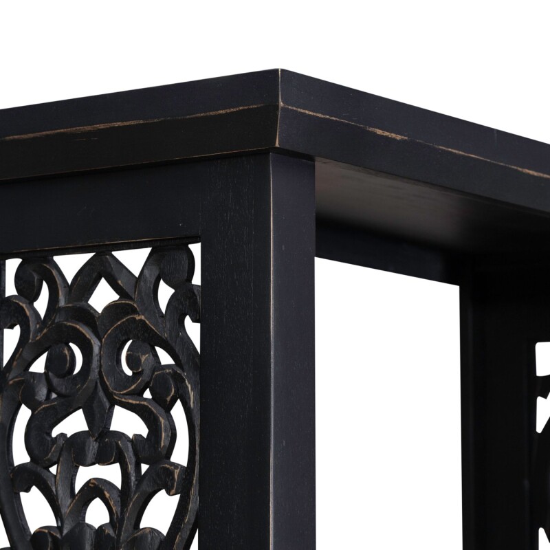 Trellis Lane Accent Bookcase- Black 2094BAC3001