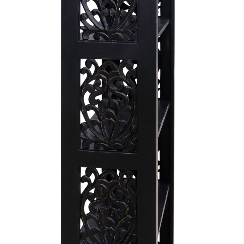 Trellis Lane Accent Bookcase- Black 2094BAC3001