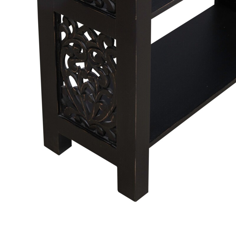 Trellis Lane Accent Bookcase- Black 2094BAC3001