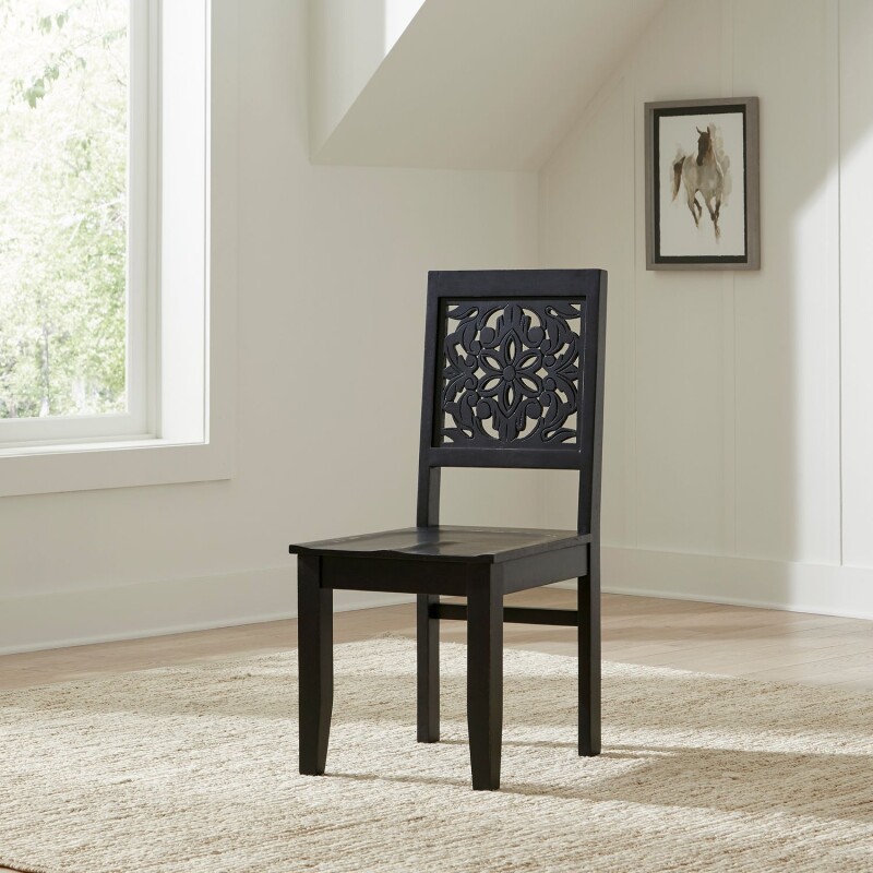 Trellis Lane Accent Chair- Black 2094BAC3002