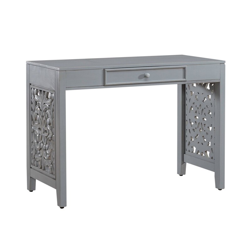 Trellis Lane Accent Writing Desk- Grey 2094GAC3000