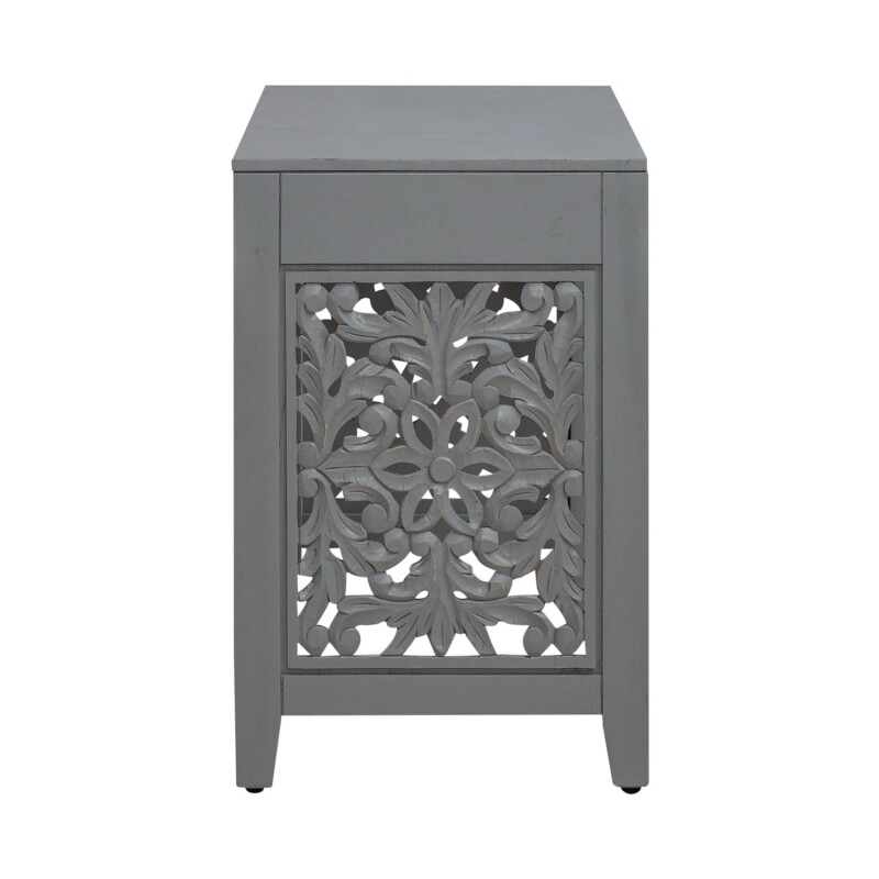 Trellis Lane Accent Writing Desk- Grey 2094GAC3000