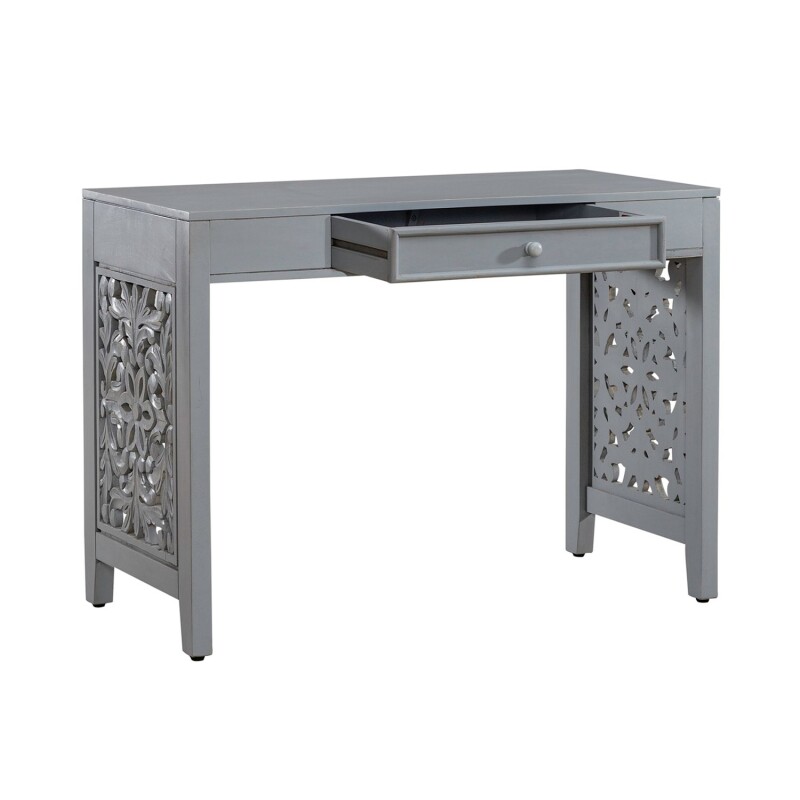 Trellis Lane Accent Writing Desk- Grey 2094GAC3000