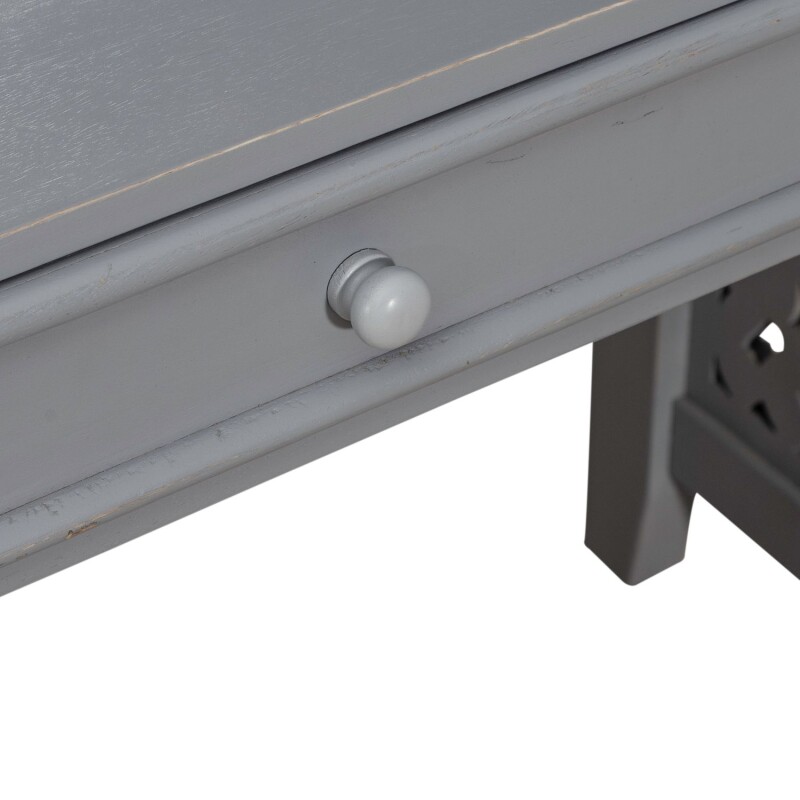 Trellis Lane Accent Writing Desk- Grey 2094GAC3000