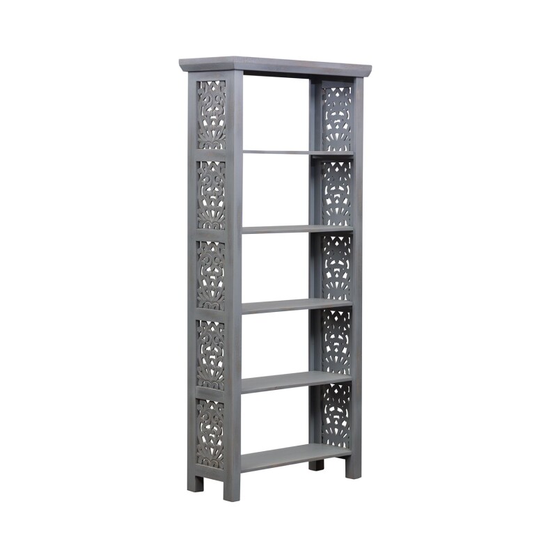 Trellis Lane Accent Bookcase- Grey 2094GAC3001