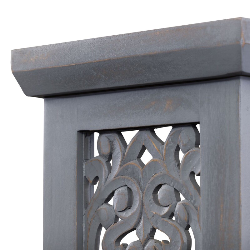Trellis Lane Accent Bookcase- Grey 2094GAC3001