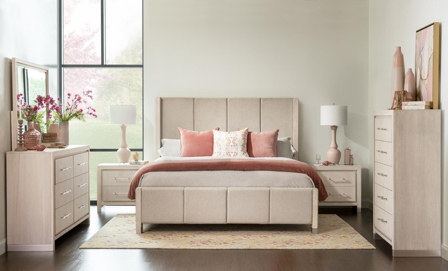 2100 Bliss BR Complete Uph Bed King 21004206K