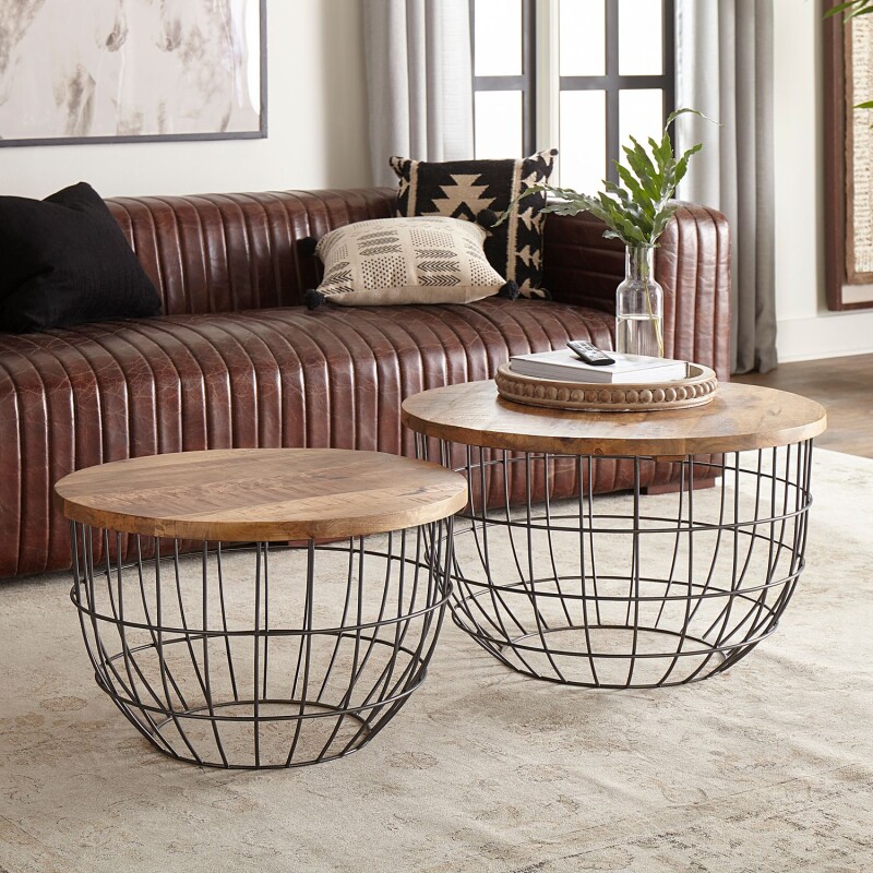 Akins Nesting Caged Accent Tables 2101AT2000