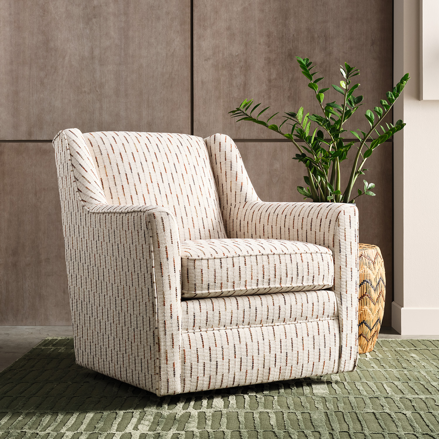 Riva - Tailored Swivel Chair, Grounded In Style - 2108 2108