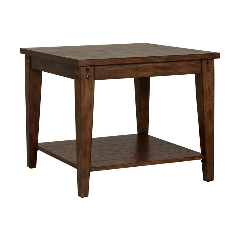Lake House Square Lamp Table 210OT1023