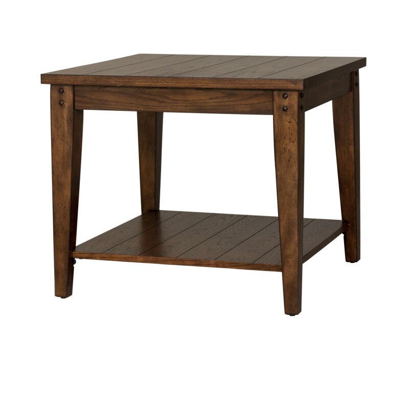 Lake House Square Lamp Table 210OT1023