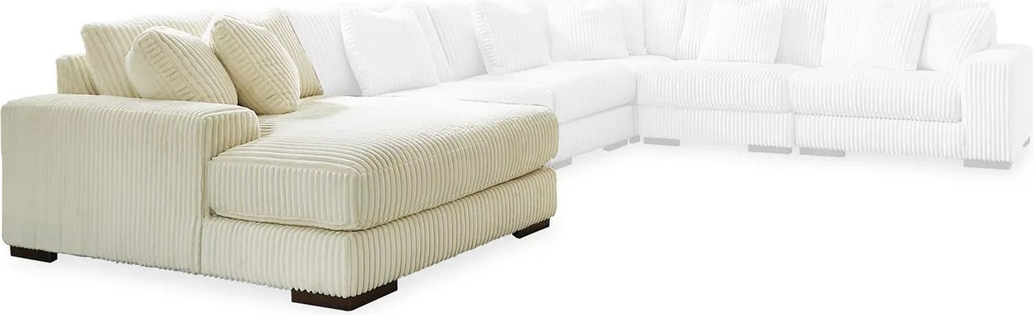 Lindyn 3-Piece LAF Sectional With Chaise In Ivory 21104S13