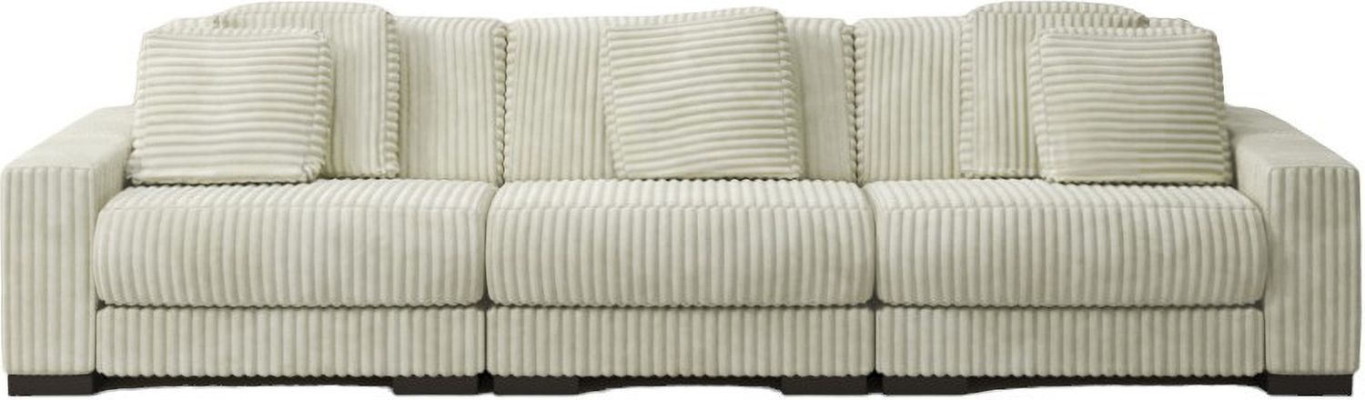 Lindyn Modular Sofa In Ivory 21104S14