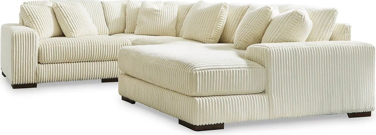 Lindyn 4-Piece Sectional In Ivory 21104S15