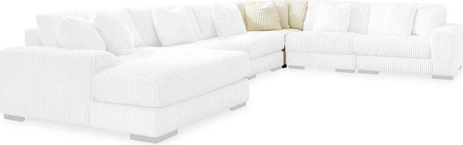 Lindyn 4-Piece Sectional In Ivory 21104S15