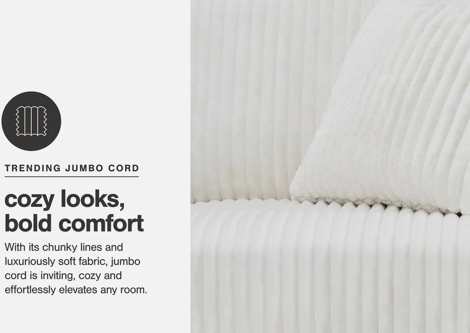 Lindyn Super Chaise In Ivory 21104S16