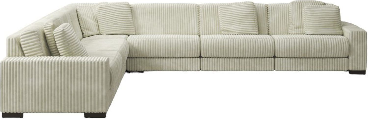 Lindyn 6-Piece Sectional In Ivory 21104S20