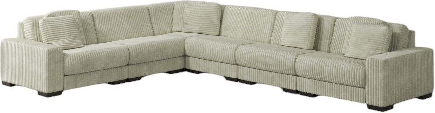 Lindyn 6-Piece Sectional In Ivory 21104S20