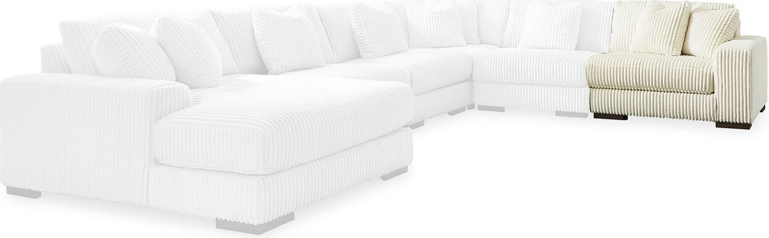 Lindyn 6-Piece Sectional In Ivory 21104S20