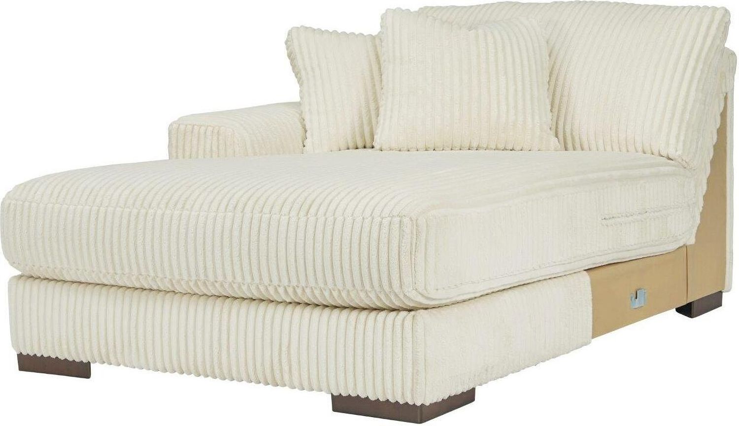 Lindyn 2-Piece LAF Chaise Sectional In Ivory 21104S3