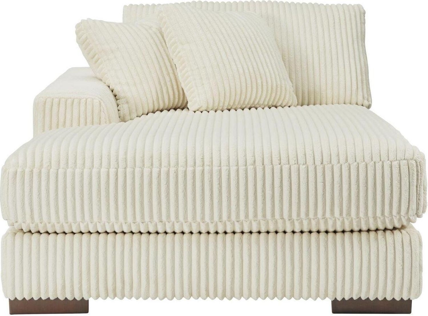 Lindyn 2-Piece LAF Chaise Sectional In Ivory 21104S3