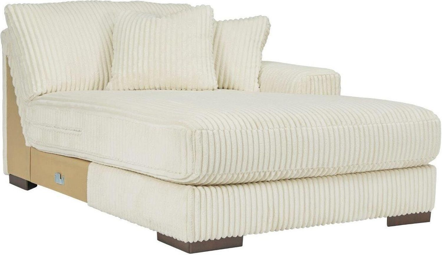 Lindyn 2-Piece RAF Chaise Sectional In Ivory 21104S4