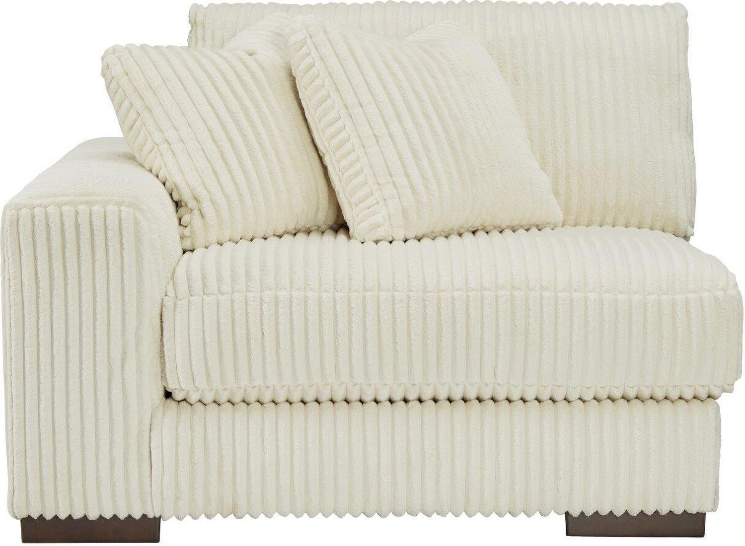 Lindyn 2-Piece RAF Chaise Sectional In Ivory 21104S4