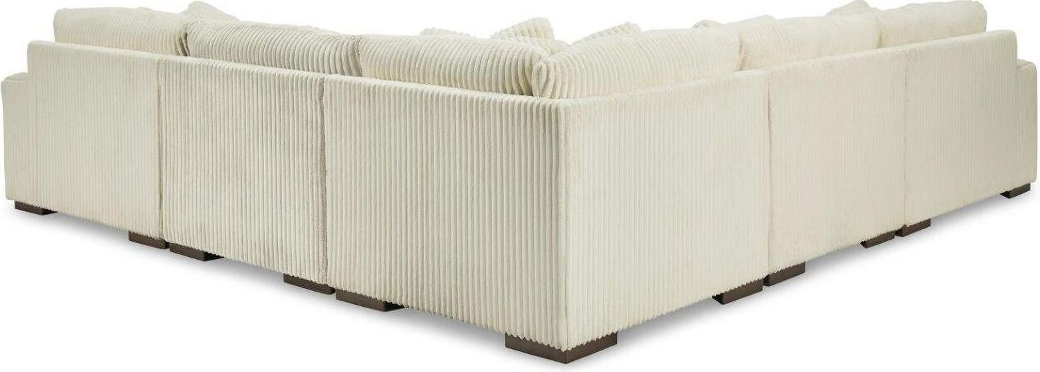 Lindyn 5-Piece Sectional In Ivory 21104S5