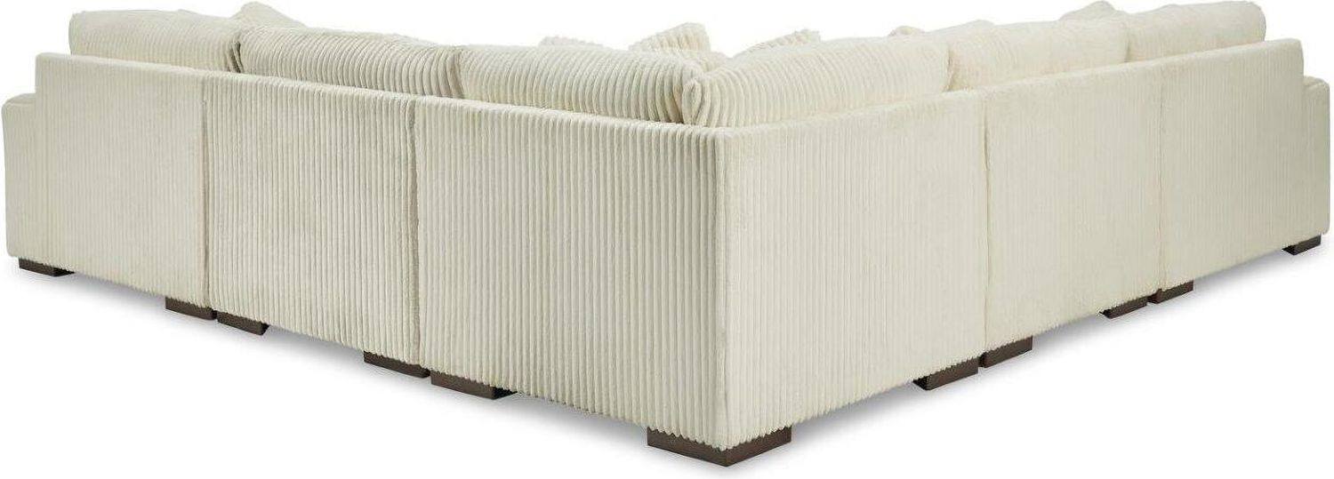 Lindyn 5-Piece RAF Sectional With Chaise In Ivory 21104S7