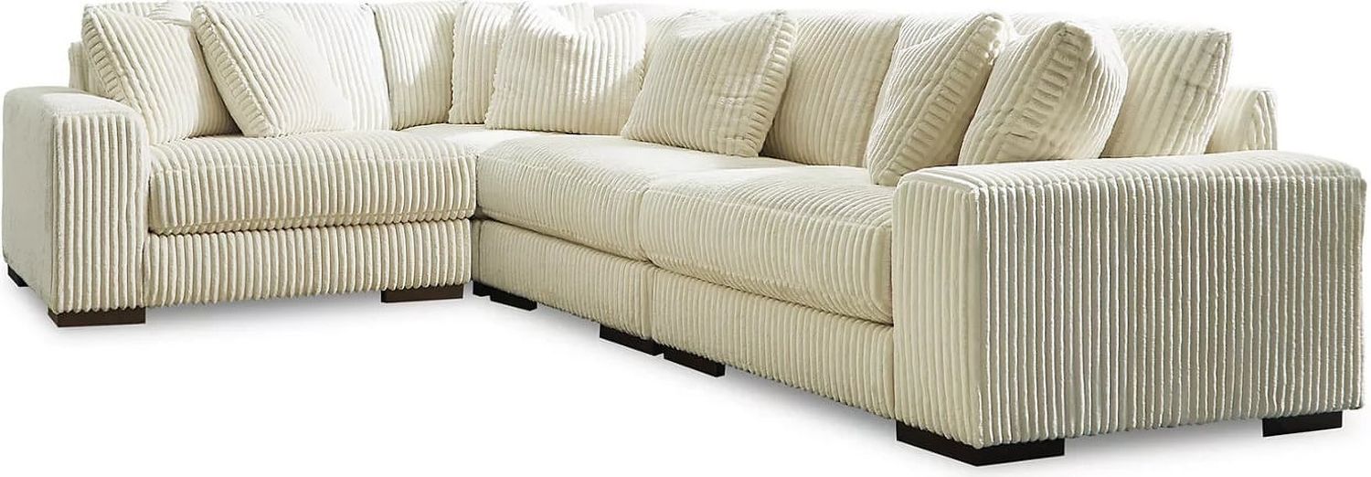 Lindyn 4-Piece Sectional In Ivory 21104S8