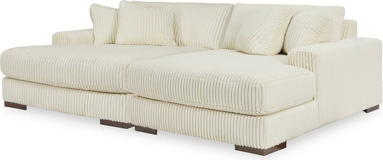 Lindyn 4-Piece Sectional In Ivory 21104S8