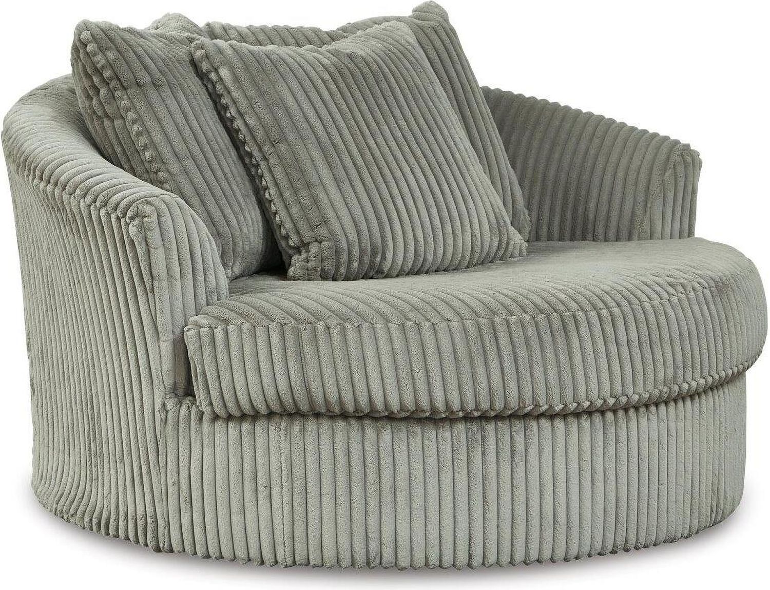 Lindyn Fog Oversized Swivel Accent Chair 2110521