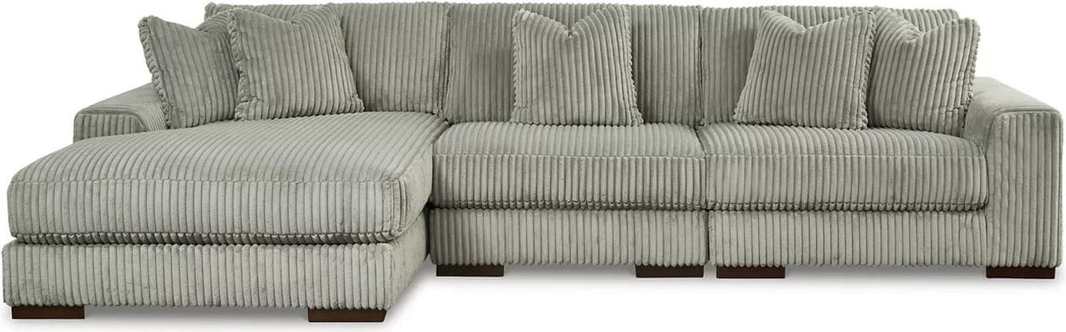 Lindyn 3-Piece LAF Sectional With Chaise In Fog 21105S10