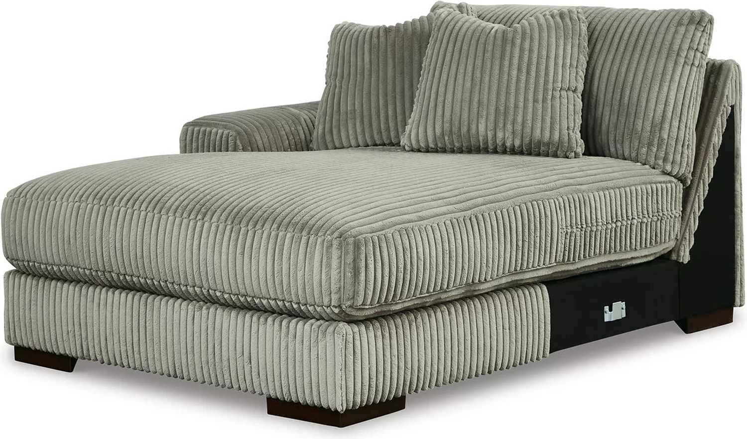 Lindyn 3-Piece LAF Sectional With Chaise In Fog 21105S10