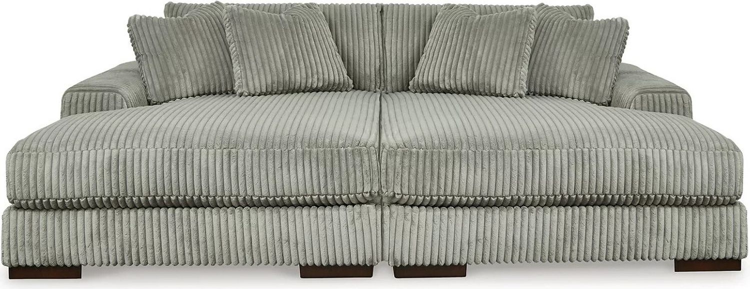 Lindyn Super Chaise In Fog 21105S11
