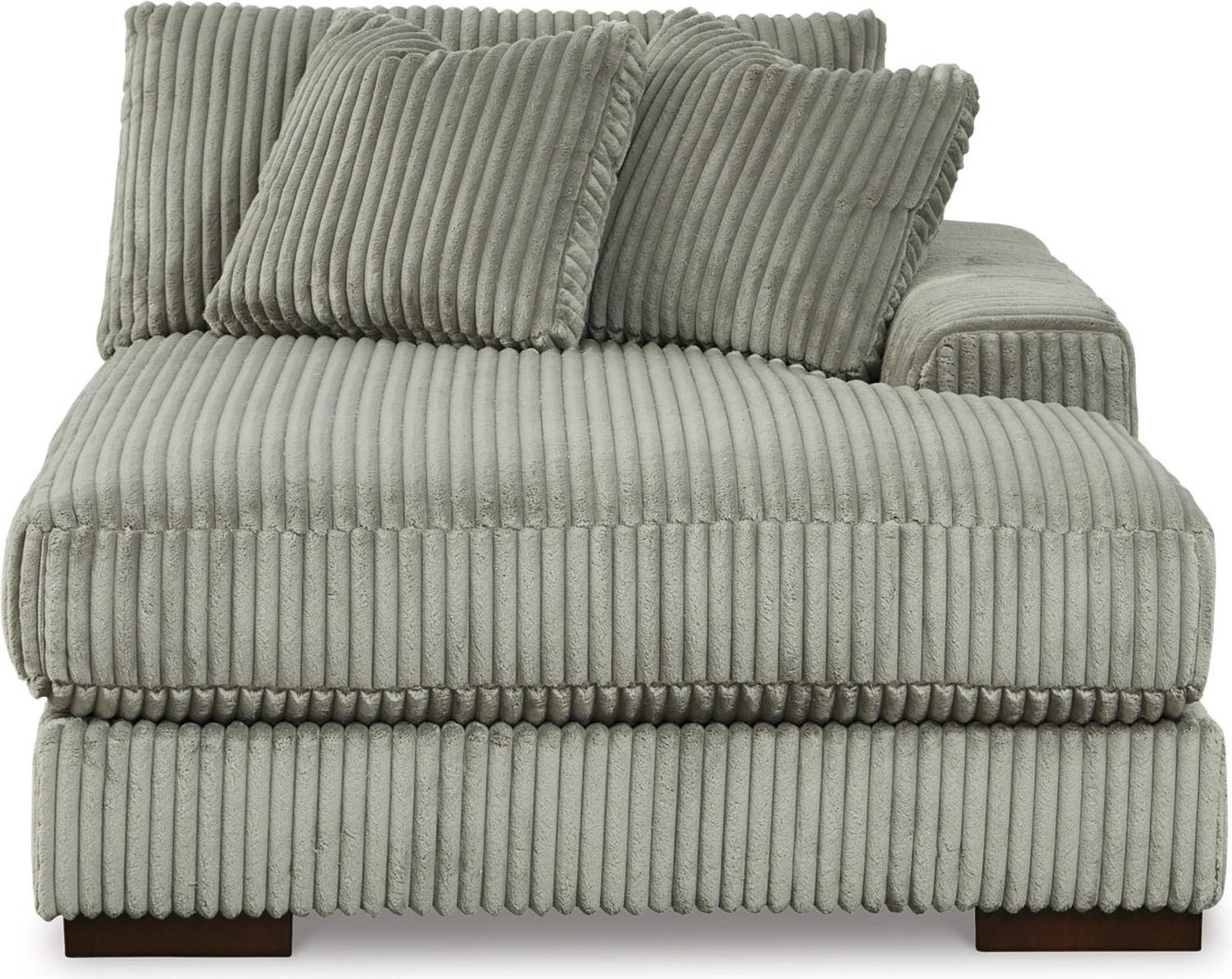 Lindyn Super Chaise In Fog 21105S11