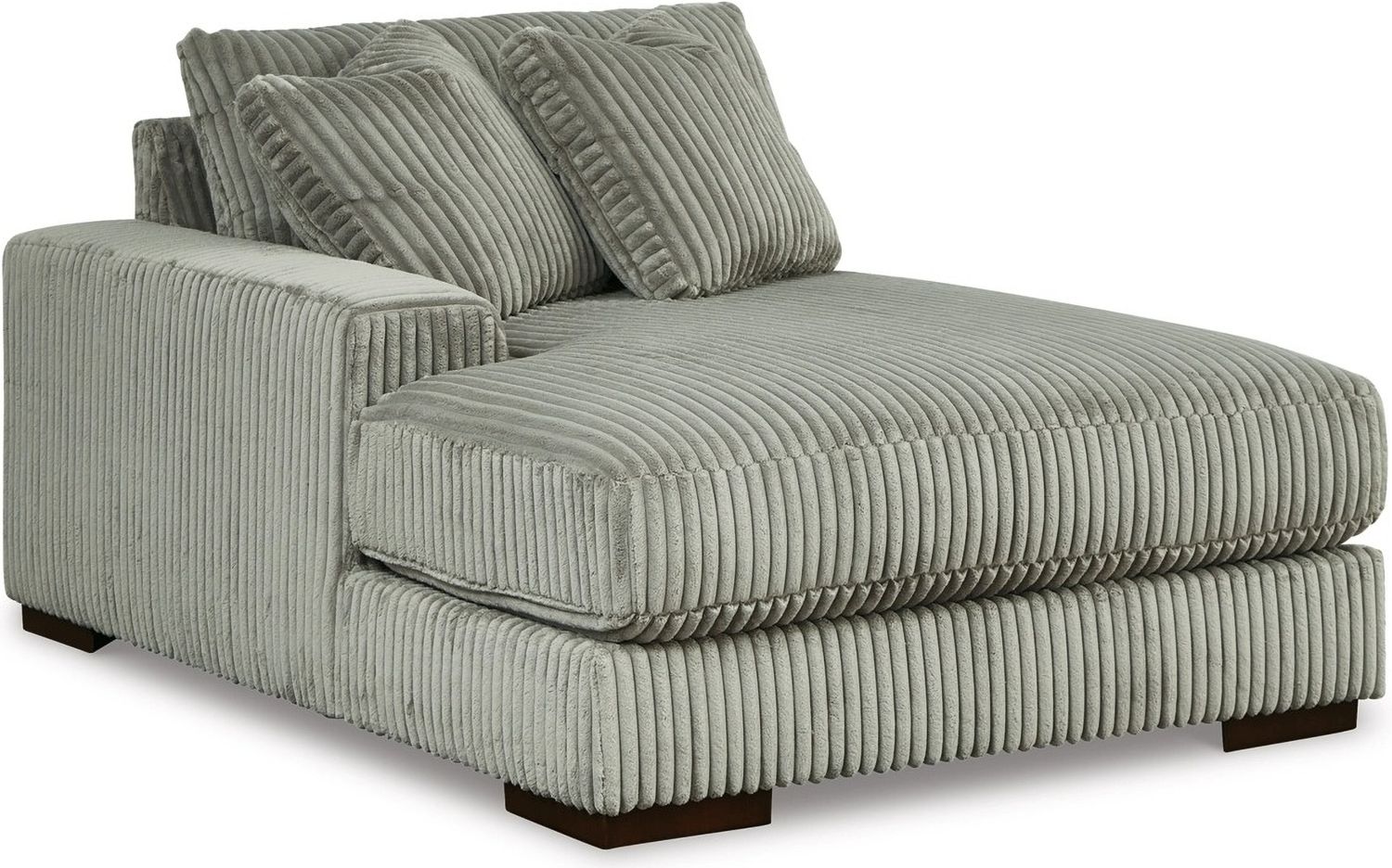 Lindyn Super Chaise In Fog 21105S11