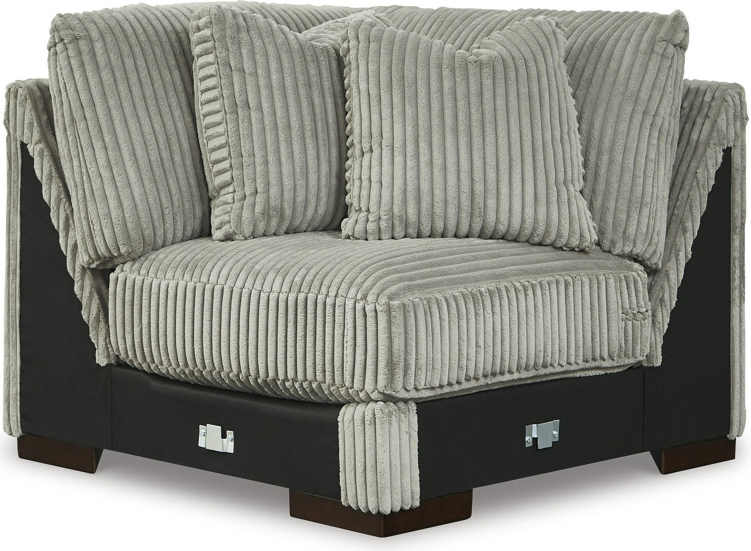 Lindyn 4-Piece Sectional with RAF Chaise In Fog 21105S15