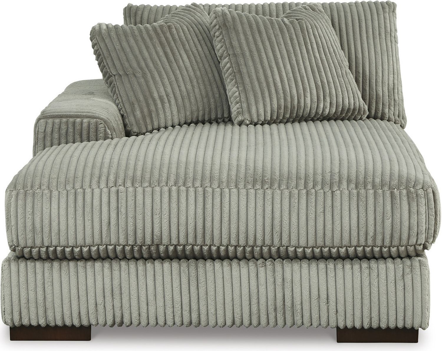 Lindyn 4-Piece Sectional with LAF Chaise In Fog 21105S17