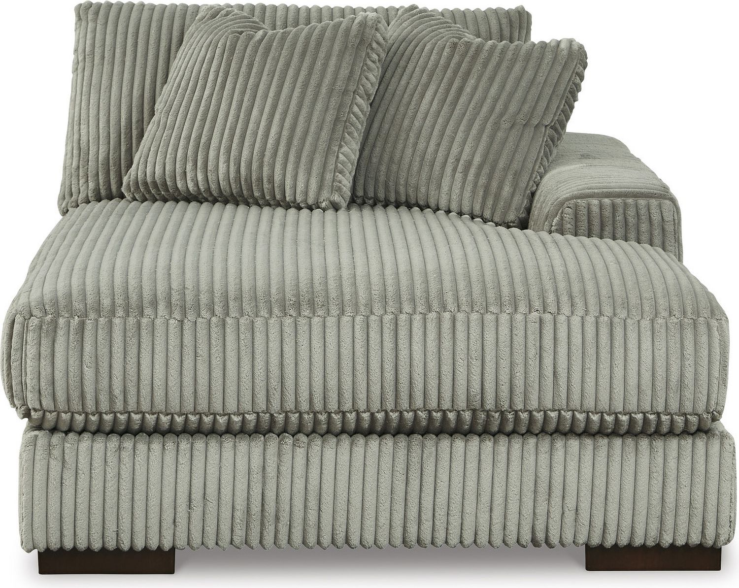 Lindyn 3-Piece Sectional with Double Chaise In Fog 21105S18