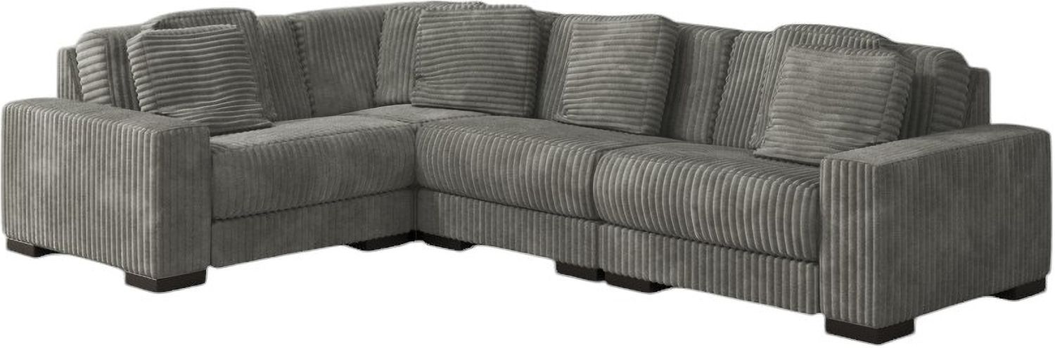 Lindyn 4-Piece Sectional In Fog 21105S2