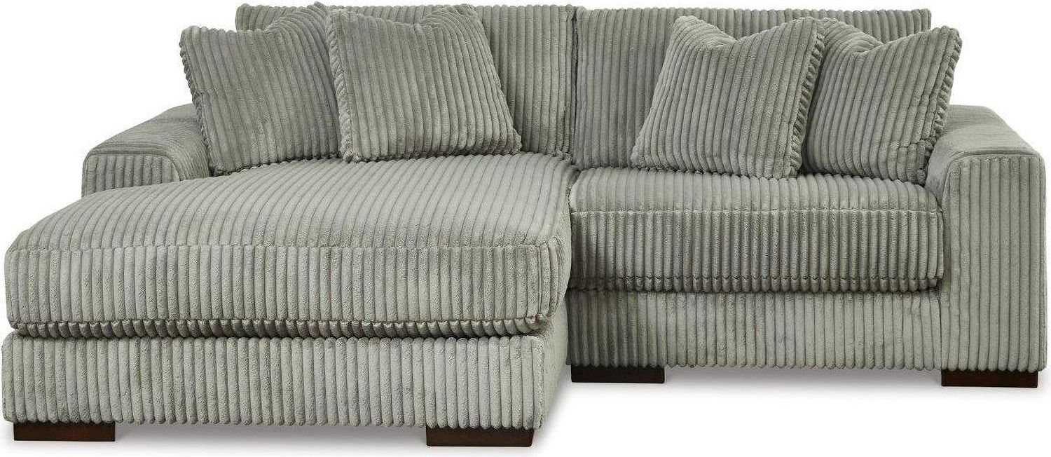 Lindyn 2-Piece LAF Chaise Sectional In Fog 21105S3