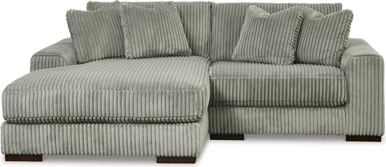 Lindyn 2-Piece LAF Chaise Sectional In Fog 21105S3
