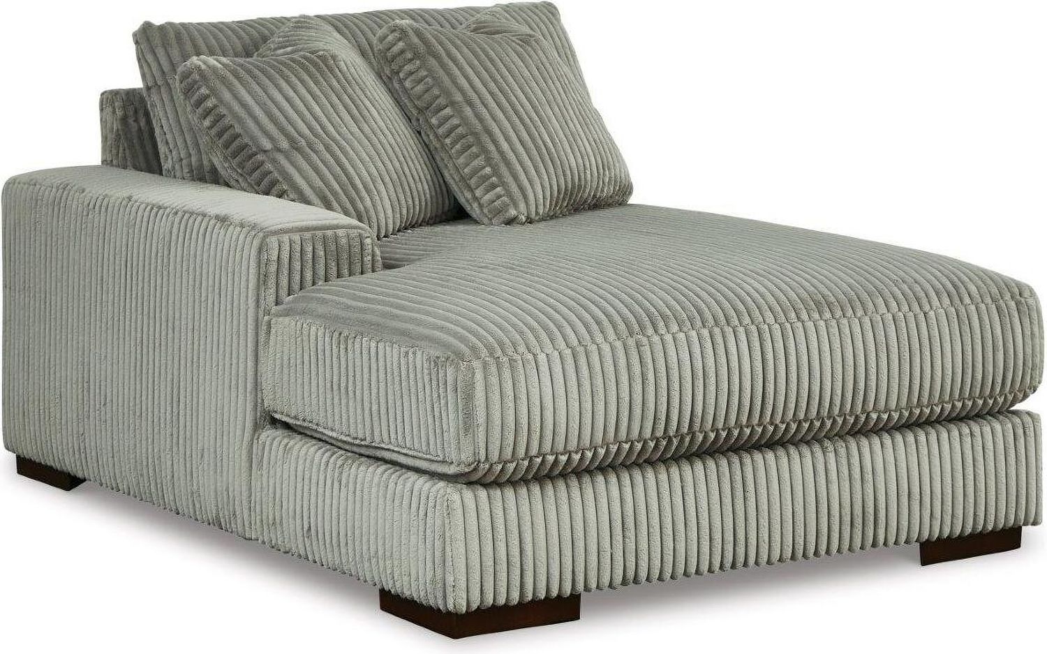 Lindyn 2-Piece LAF Chaise Sectional In Fog 21105S3
