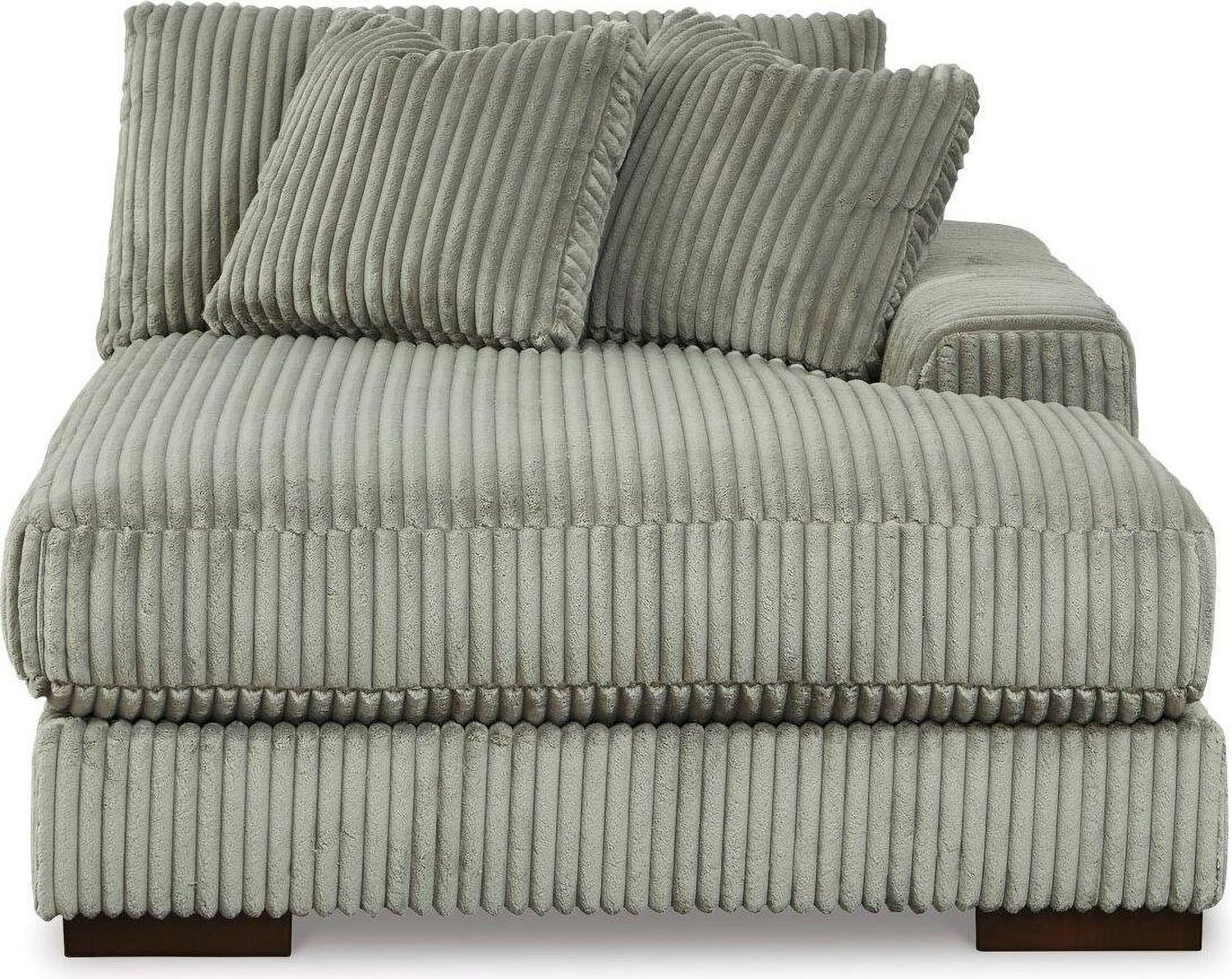 Lindyn 2-Piece RAF Chaise Sectional In Fog 21105S4