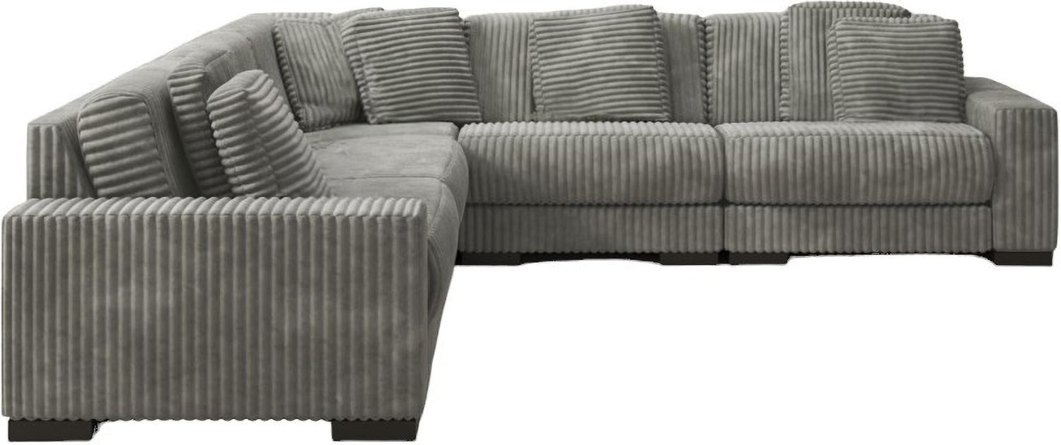 Lindyn 5-Piece Sectional In Fog 21105S5