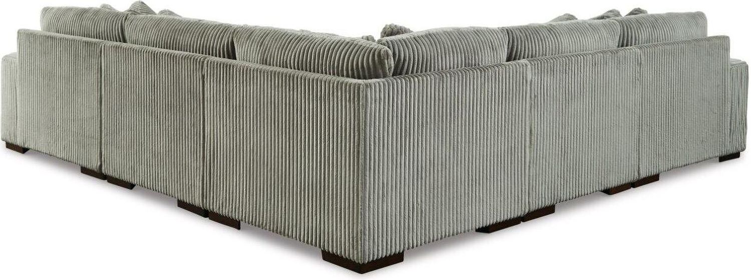Lindyn 5-Piece Sectional In Fog 21105S5