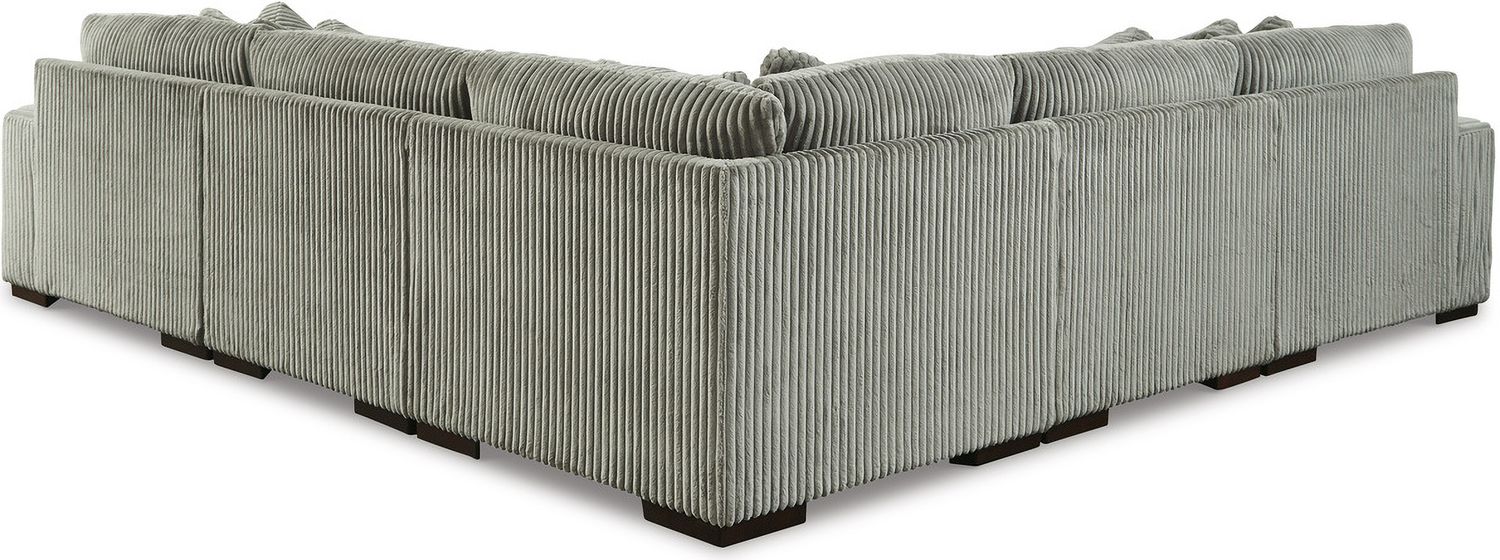 Lindyn 5-Piece Sectional In Fog 21105S5